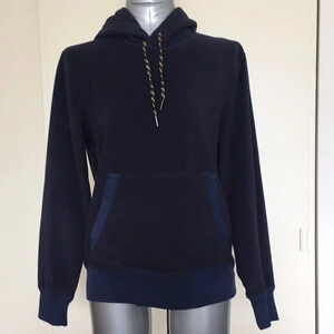 2/$25 Navy blue casual warm hoodie Gap fleece pullover sweater fleece S